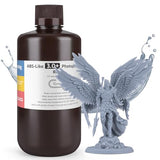 ELEGOO ABS-Like Resin 3.0 Plus, 3D Printer Resin with Low Viscosity and High Precision, 405nm Rapid UV-Curing Photopolymer Resin, 3D Resin for LCD/DLP 3D Printing, Grey 1000G ELEGOO