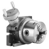 VEVOR Rotary Table for Milling Machines, 4''/ 100 mm, Horizontal Vertical Model Precision Milling Rotary Table, with 3.1''/80 mm 3-Jaw Chuck M10 T-Bolts Nuts, for Milling Engineering Indexing Tools VEVOR