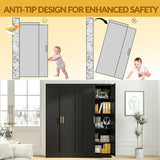 Kitchen Pantry Cabinet,71” Metal Tall Pantry Storage Cabinet with Doors and 4 Adjustable Shelves,Kitchen Storage Cabinets Black Freestanding Food Cabinet for Pantries, Kitchen, Livingroom, Dining Room BESFUR