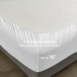 Pure Bedding Bed Sheets - King Sheet Set [6-Piece, Heather White] - Hotel Luxury 1800 Brushed Microfiber - Soft and Breathable - Deep Pocket Fitted Sheet, Flat Sheet, Pillow Cases Pure Bedding