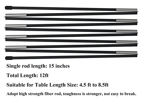 LANGXUN 12ft Black Table Balloon Arch Kit, Balloon Arch Stand Frame For Birthday Party Wedding and Graduation Decorations, Christmas Decort Baby Shower Bachelor Party Supplies LANGXUN
