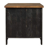 Signature Design by Ashley Valebeck Farmhouse Rectangular End Table with Storage, Distressed Brown & Black Finish Signature Design by Ashley