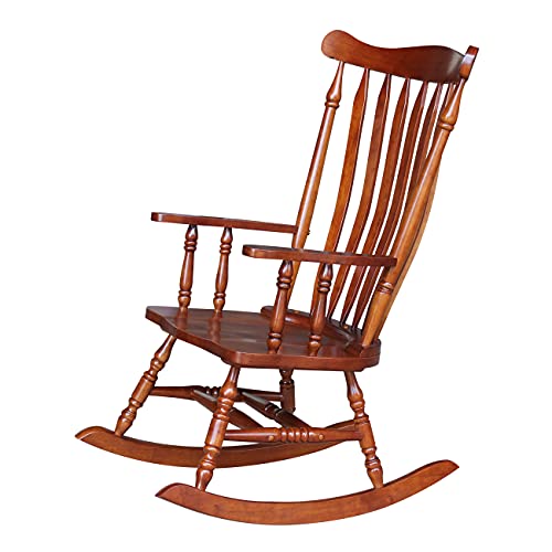 IC International Concepts Williamsburg Rocking Rocker Chair, Cherry IC INTERNATIONAL CONCEPTS