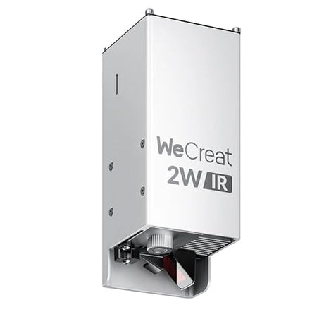 WECREAT 2W Infrared Laser Module for Vision Pro 45W Engraver | High-Precision Metal Engraving for Jewelry, Stainless Steel & Titanium | 0.03mm Spot Size, Easy-Swap Design, Class 4 Safety Certified WECREAT