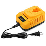 DC9310 Fast Charger Replacement for Dewalt 18V Battery Charger DC9096 DC9098 DC9099 DC9091 DC9071 DE9057 DW9096 DW9094 DW9072 Compatible with Dewalt 7.2V-18V XRP NI-CD NI-MH Battery DONGPUCUN