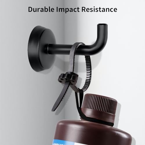 ANYCUBIC Ultra Tough Resin, 3D Printer Resin with Strong Impact Resistance and High Flexibility, Suitable for Direct Use or as an Additive, Wide Compatible for LCD Resin 3D Printers (Black, 1kg) ANYCUBIC