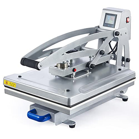 CREWORKS Auto Open Heat Press Machine with Slide Out Base, 16x20 Inch Clamshell Heat Press, Digital Clam Heat Press for T Shirts Bags Mouse Pads, Home Heat Transfer Machine for Gifts Charity CREWORKS