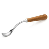 Stryi Long Bent Gouge Chisel 0.8 In, Spoon Carving Gouge BG20, Wood Carving Bent Chisel, Bowl Kuksa Ladle Plate Jug Deep Cuts Carving Tool, Volume Carving Gouge StryiCarvingTools