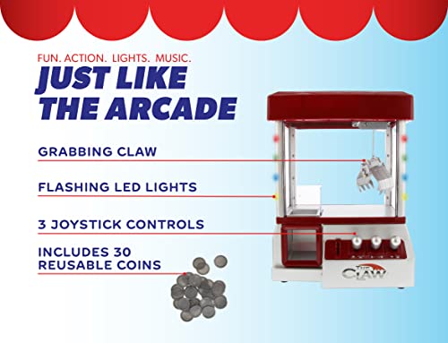 Etna Electronic Arcade Claw Machine - Toy Grabber Machine with Flashing LED Lights and Sound Etna