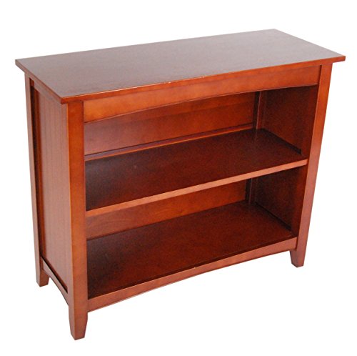 Alaterre Furniture Shaker Cottage Bookcase with 2 Shelves, Cherry Alaterre Furniture