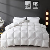 L LOVSOUL Down Comforter King Size, 850+ Fill Power Hotel Style Bedding Comforter, 1200TC, Fluffy Ultra Soft All Season White Duvet Insert with 8 Corner Tabs L LOVSOUL