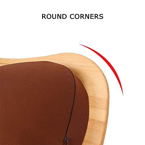 SUMISKY Lap Desk-Portable Laptop Table with Cushion Bamboo Platform Phone Holder SUMISKY