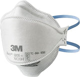 3M Aura Particulate Respirator 9205+ N95, Lightweight, 3 Panel Designed Helps Provide Comfortable and Convenient Respiratory Protection, 3-Pack 3M