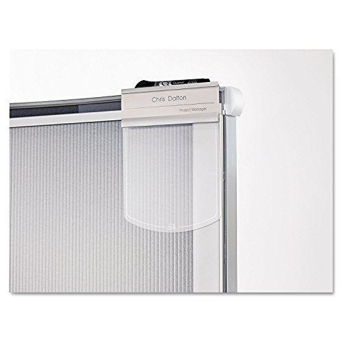 Quartet Privacy Screen, 64" x 38" Translucent Portable Wall Divider, Adjustable Height, Sturdy Aluminum Frame on Wheels, Includes Attachable White Board (WPS2000) Quartet
