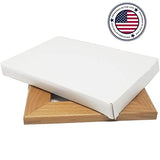 Personalized Add Your Custom Text Hanging/Tabletop Wall Natural Alder Wood Picture Photo Frame Customizable (5x7-inch Vertical) CustomGiftsNow