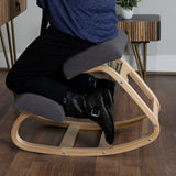 RRI Goods Kneeling Desk Chair, Sturdy Ergonomic Kneeling Chair for Office and Students, Rocking Motion for Natural Movement RRI Goods