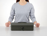 Toyo Y-350 Steel Mountain Tool Box, Military Green Toyo