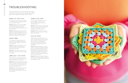The Granny Square Crochet Bible: Everything you need to know about how to crochet granny squares WoodArtSupply