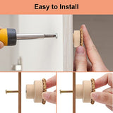 Pletpet 10 Packs Boho Rattan Dresser Knobs, Wood Knobs for Dresser Drawers Boho Dresser Handles Dresser Pulls Dresser Knobs Wood Rattan Drawer Knobs Drawers Wooden Door Knobs with 10 Screws Pletpet