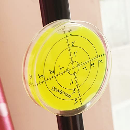 Magnetic Round Bubble Level Tool Bullseye Inclinometer Machinist Pocket Precision Spirit String Circular - Trailer Rv Leveling System Blocks Table Post Indicators Camper Leveler Magnet 2.4 In - WoodArtSupply