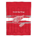NORTHWEST Officially Licensed Detroit Red Wings NHL Team Comforter Set – Microfiber Twin/Twin XL Comforter & Sham with Hockey Logo for Fans, Dorms, Game Day Bedrooms Northwest