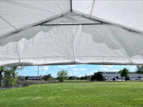 Delta 20'x20' Budget PE Tents Including 2 Free Bags for Parties, Outdoor Canopy Carpas para Fiestas, Wedding Party Tent with Waterproof Top & Removable Sidewalls for Patio Outdoor Events(B Model) DELTA