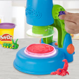 Play-Doh Light & Look Microscope for Kids, Electronic Preschool Toys for Girls & Boys, 9 Accessories & 5 Colors, Back to School Gifts, Ages 3+ Play-Doh