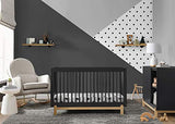 Delta Children Poppy 4-in-1 Convertible Crib, Midnight Grey/Natural Delta Children