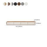 NIUYAO Floating TV Stand Modern Wood Wall Mounted Cable Management Entertainment Center with 2 Drawer 2 Cabinet Media Console Floating Storage Cabinet -Brown 94.5" L x 9.5" W x 8" H NIUYAO