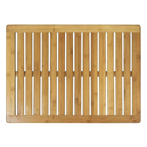 Oceanstar FM1163 Bamboo Bath Mat - WoodArtSupply