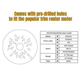 O'SKOOL Quick Convertible and Foldable Benchtop Trim Router Table with Insert Plate Kit O'SKOOL