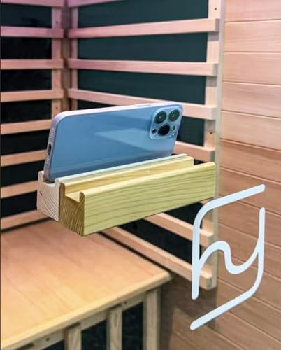 Haoyao Indoor Infrared Hemlock & Okoume 1100W 1-Person MINI Sauna with LED Lights, Bluetooth Speakers – A Gift for Parents or Friends Haoyao