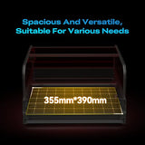 Falcon2 Pro S 40W Enclosed Laser Engraver with Air Assist, Built-in Camera, Class 1 Laser Cutter and Engraver Machine for Wood, Metal, Batch Prodcuction, Engraving Area 355 * 390mm CREALITY FALCON