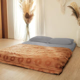 Native Nest Japanese Futon Floor Mattress - Medium Firm Futon Mattress for Sleeping - Shikibuton - Foldable and Portable Japanese Bed (Grey, Queen) Native Nest