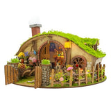 DIY Miniature House Kit - Wooden 3D Puzzles Blind Box Design, Stress-Relieving Craft for Teens & Adults, Dollhouse Kit Gift & Home Decor