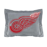 NORTHWEST Officially Licensed Detroit Red Wings NHL Team Comforter Set – Microfiber Twin/Twin XL Comforter & Sham with Hockey Logo for Fans, Dorms, Game Day Bedrooms Northwest