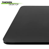 Magshion 31.5" Square Pub Table Height Adjustable 27.6"-36" Cocktail Table with Metal Base MDF Top Non-Rotatable for Dining Bistro Café Home Bar, Black Magshion