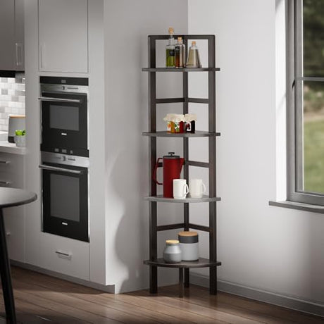 Winsome Wood Aiden Corner Baker's Rack - Coffee Winsome