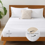 Andency King Size Comforter Set - 7 Pieces Bed in a Bag King Bedding Comforter Sets Oatmeal, Winter Solid Soft Lightweight Comforter with Fitted Sheets, Flat Sheets, Pillowcases & Shams Andency