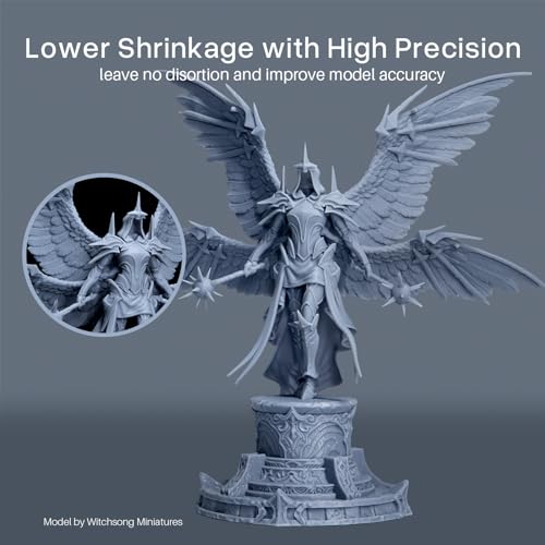 ELEGOO ABS-Like 3D Printer Resin 3.0 1000g Translucent, High Precise Printing Resin, Upgraded Toughness and Strength, 405nm LCD UV-Curing for MSLA/LCD/DLP 3D Printer ELEGOO