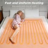 Templewet Heated Mattress Pad Twin Size - Single Control Electric Mattress Pad with 4 Heat Settings & 10 Hour Auto Off,Bed Warmer Mattress Cover 15" Deep Pocket,Machine Washable(White-Sherpa) Templewet