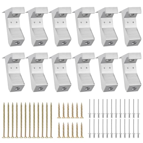 Venussar Squeaky Floor Repair Kit - Pack of 12 Aluminum Alloy Floor Repair Tool, Wood Floor Repair Kit for Eliminating Squeaky Floor Sounds Venussar