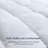Maple&Stone Down Comforter Full Size, Lightweight Duvet Insert with 8 Corner Tabs, 100% Cotton Summer Comforter, Luxury Hotel Bedding (82 x 86 Inches, White) Maple&Stone