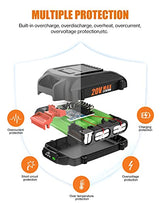 Powilling 2Pack Replacement Battery for WOR 20 Volt Battery Lithium 3.5Ah WA3520 WA3525 WG151s, WG155s, WG251s, WG255s, WG540s, WG545s, WG890, WG891 Powilling