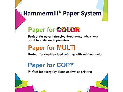 Hammermill Printer Paper, Tidal 20 lb Copy Paper, 8.5 x 11 - Express Pack (2,500 Sheets) - 92 Bright, Made in the USA