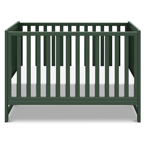 Davinci Margot 3-in-1 Convertible Crib in Forest Green, GREENGUARD Gold Certified DaVinci