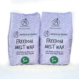 American Soy Organics Freedom Soy Wax Beads for Wax Melts Making - Natural Candle Making Supplies - Paraffin-Free, Beeswax-Free Candle Wax for Tarts, Tealights, Wax Melts and Cubes, 10 lbs American Soy Organics