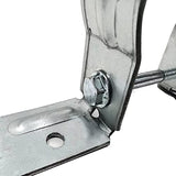 Fence Brackets SupConn（12Pcs) , Tube Tie 2-3/8" , Steel to Wood Fence Bracket, Galvanized Fence Post Bracket，Fence Brackets for Metal Posts - Fence Post Repair （No Include Screws） SupConn