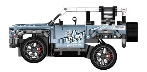 Dakott STEM Car Toy Building Toy Gift for Age 6+, APP Programming Remote Control 2in1 Off-Roader Building Block Take Apart Toy, 503 Pcs DIY Building Kit, Learning Engineering Construction R/C Toys DAKOTT