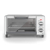 BLACK+DECKER Crisp N Bake Air Fry 4-Slice Toaster Oven, Gray, TO1785SG BLACK+DECKER